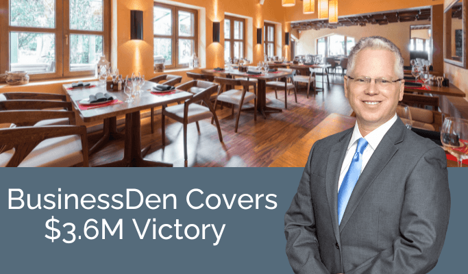 Robinson & Henry Civil Litigation Partner Kit Davlin helped Shoyu Sushi co-founders win a $3.6 million verdict in a fraud and civil conspiracy case against their former business partner as featured by BusinessDen.
