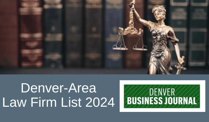 Robinson and Henry is ranked No. 11 on Denver Business Journal’s Denver-Area Law Firm list for 2024.
