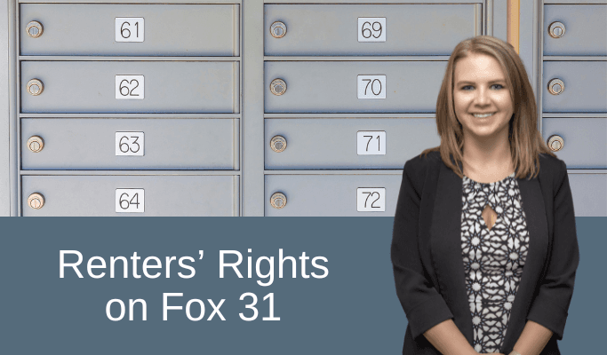 R&H Evictions Partner Kayla Banzali shares her legal insight with Fox 31 about renters’ rights when their mailboxes are broken and the landlord’s duty to repair it.
